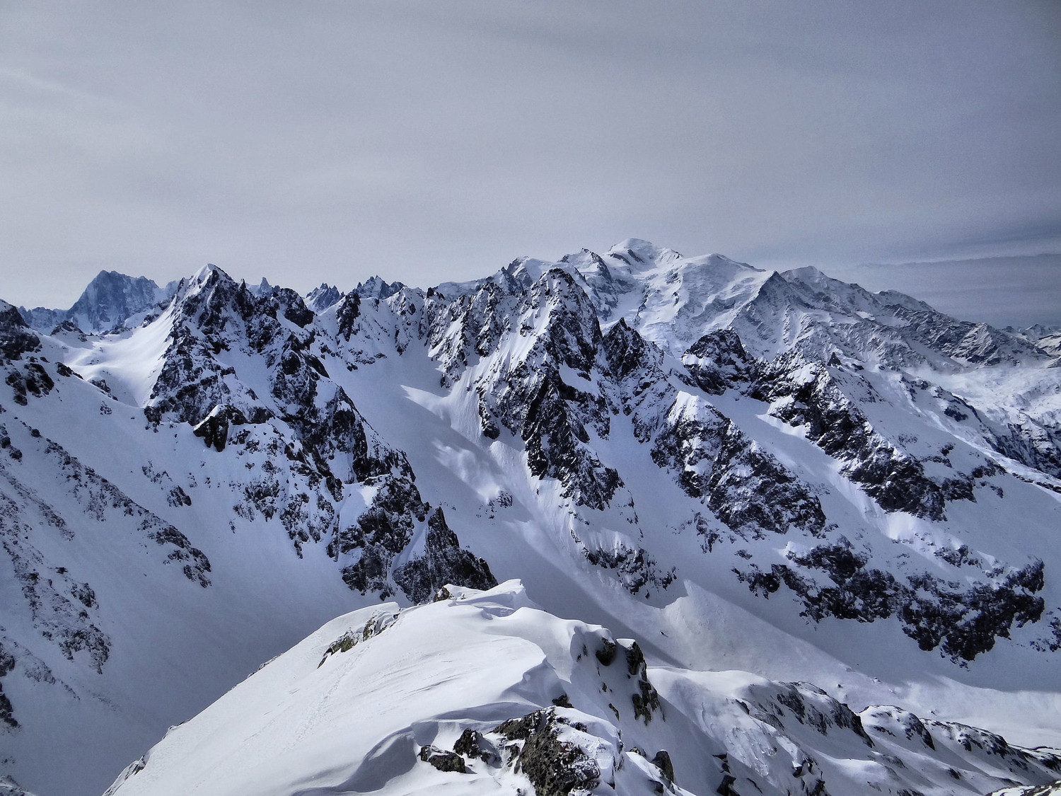 Vue d'en haut - Aiguille de Bérard