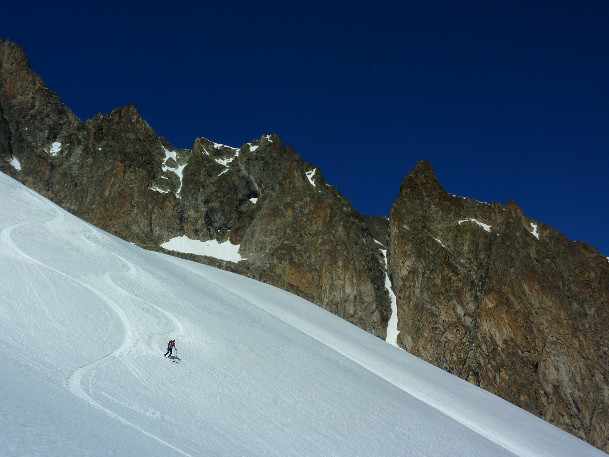 Descente vers le Lac de la Mariande