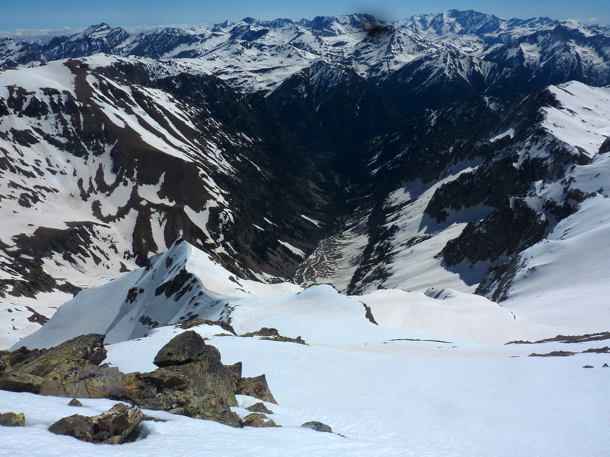 Début de descente