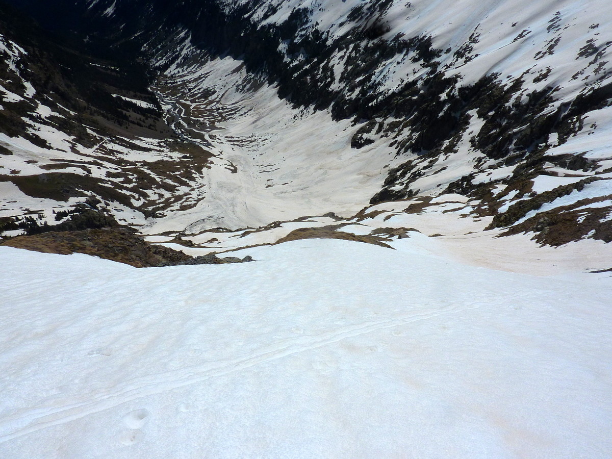 Dans la descente vers 2400 m