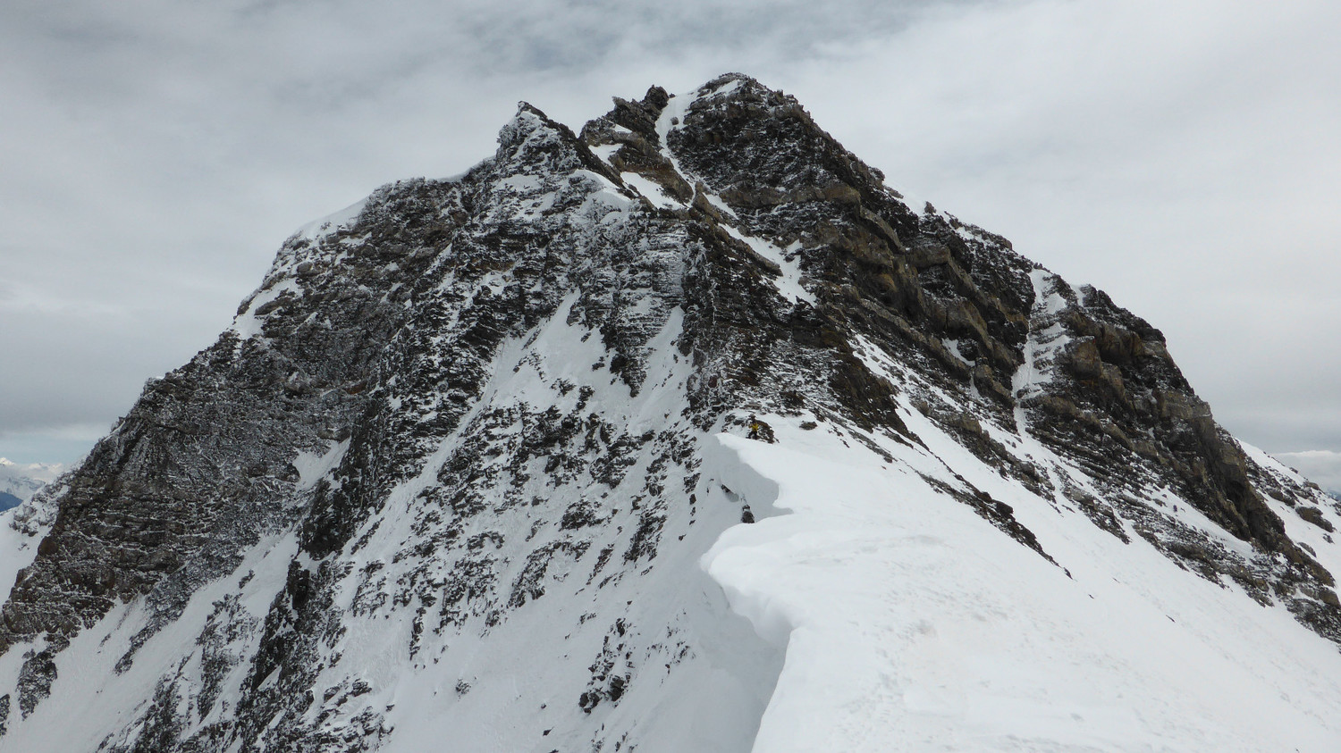 Aiguille de l'Epaisseur, vue du col des Sarrasins
