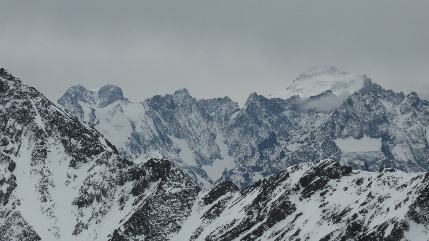 Pelvoux et Barre des Ecrins