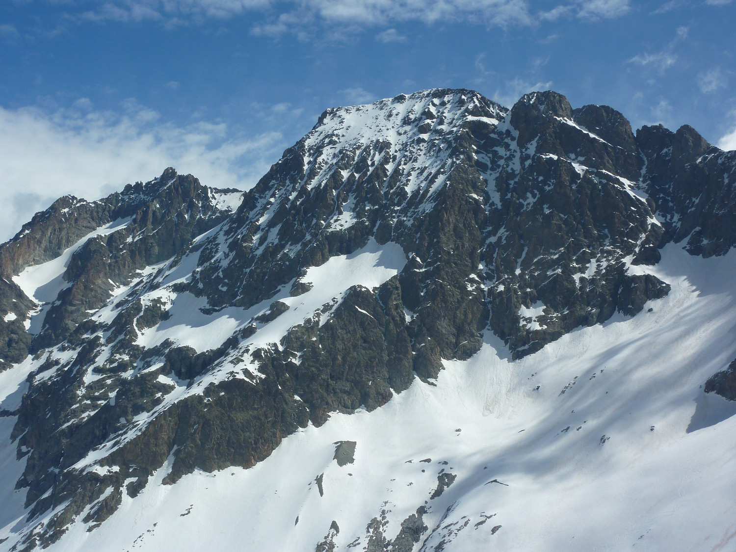 Cime de Clot Châtel : Face W