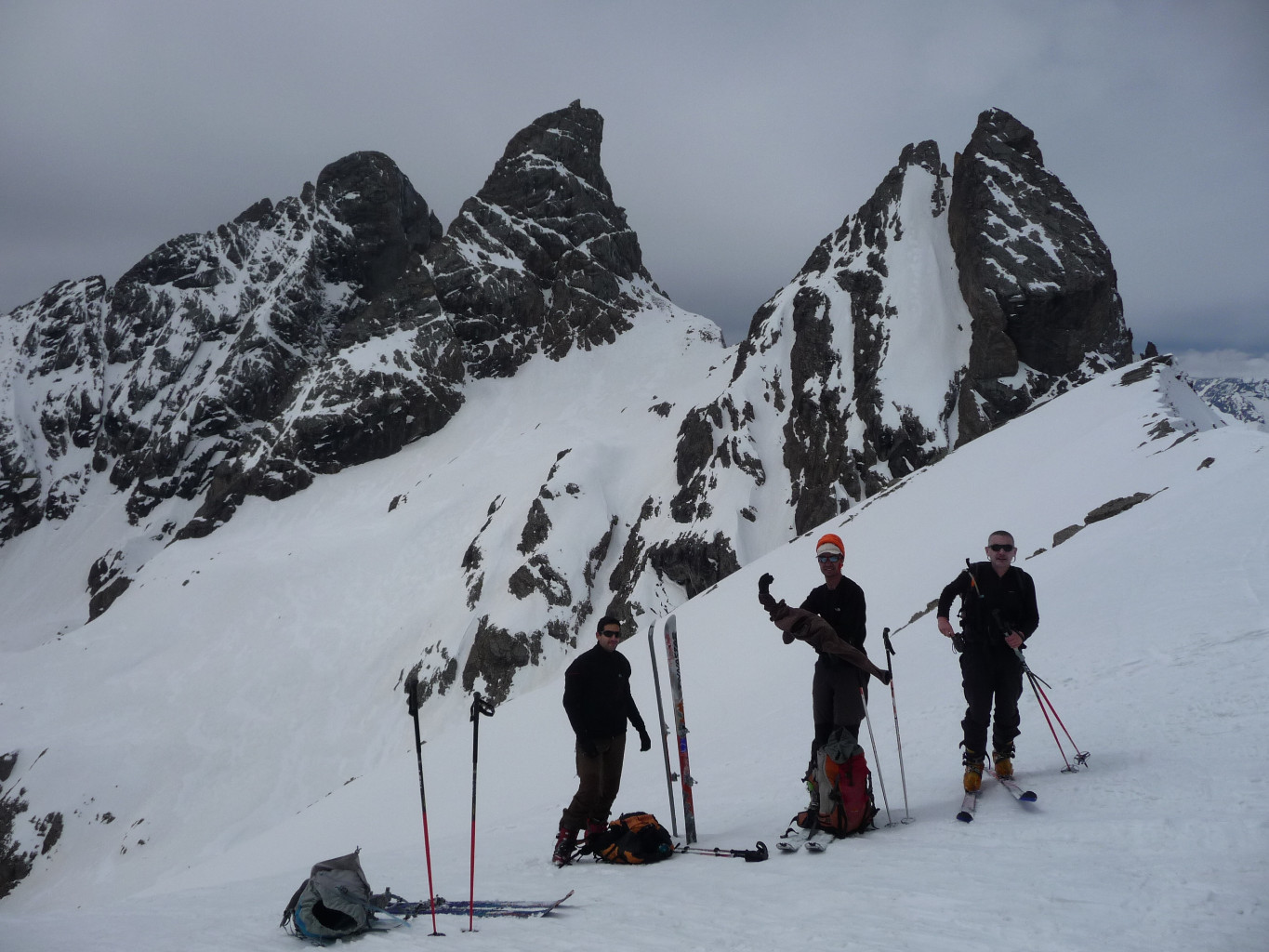 La team au Col des Sarrasins