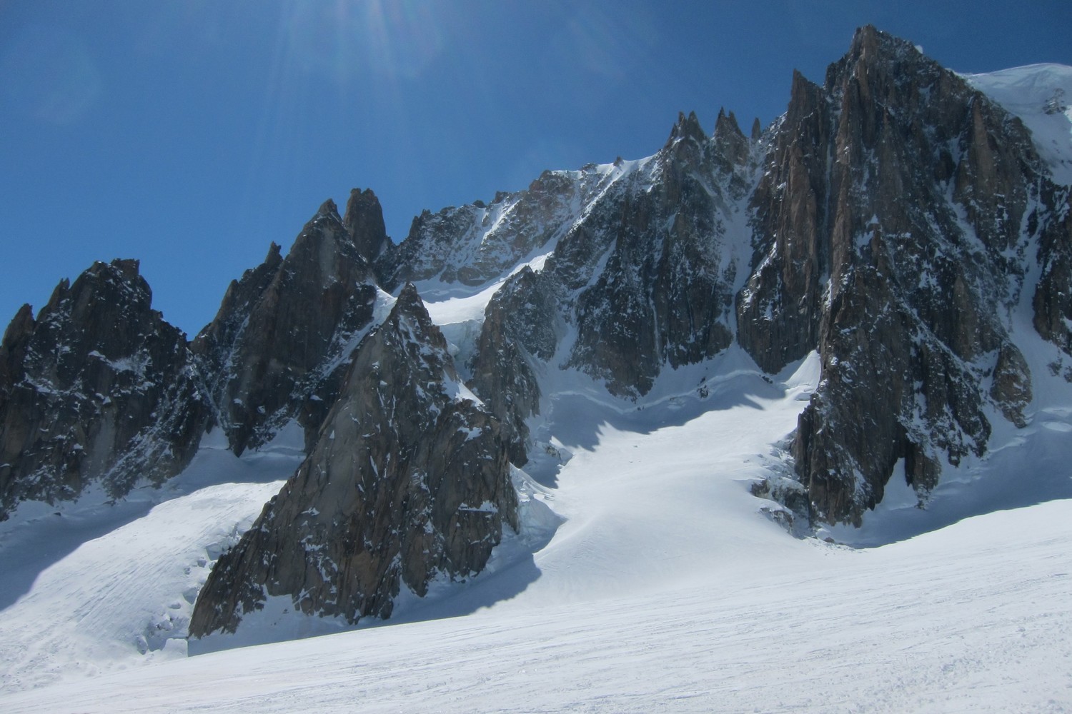Tacul from vallé Blanche