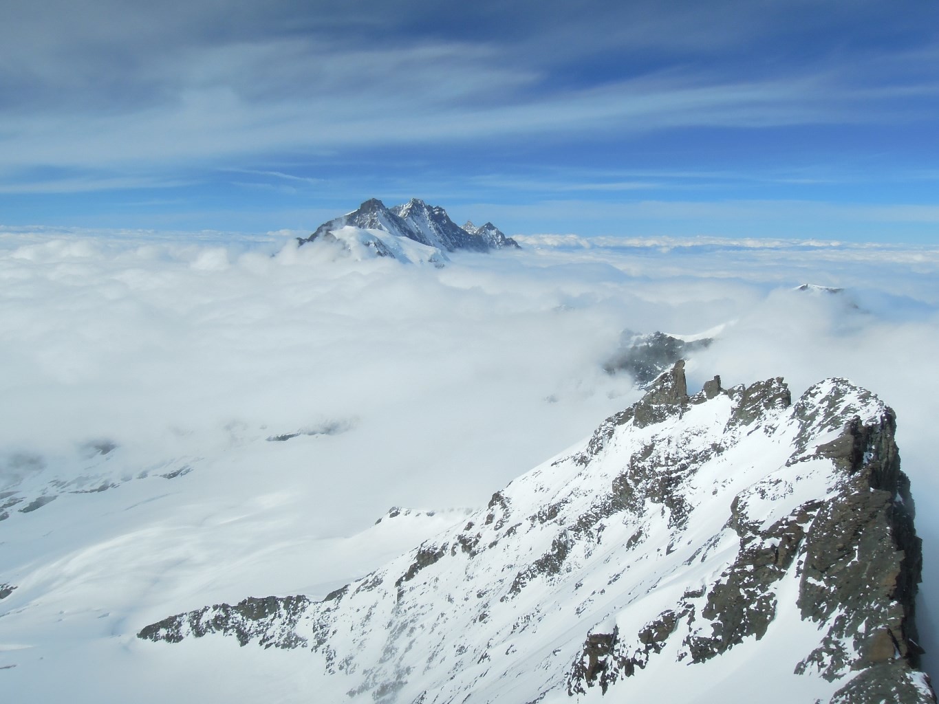 Arête NE du Rimpfischorn