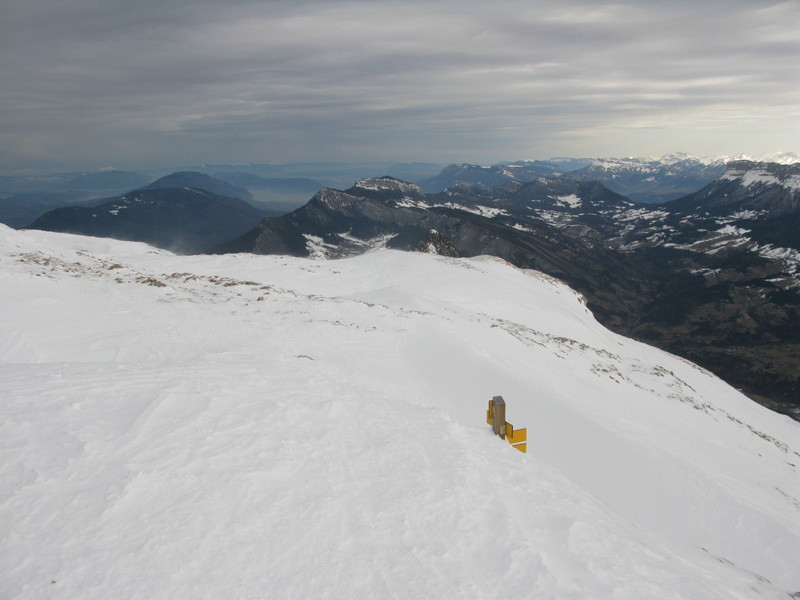 l'arête au sommet