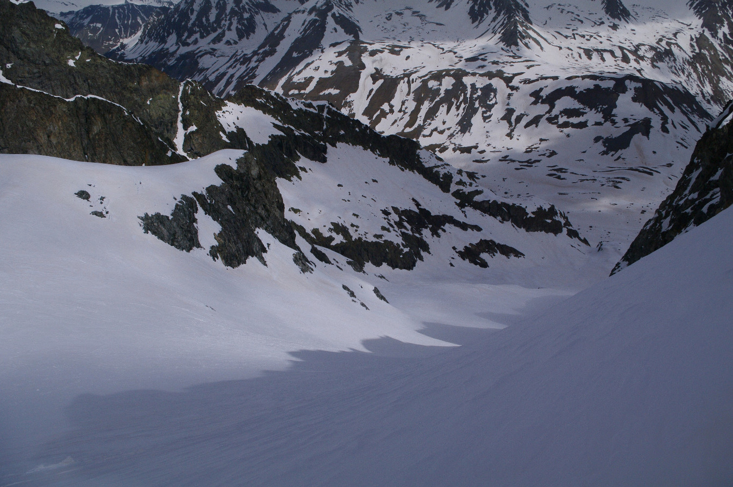 "Glacier" du Rif de la Planche depuis la brèche Clotilde