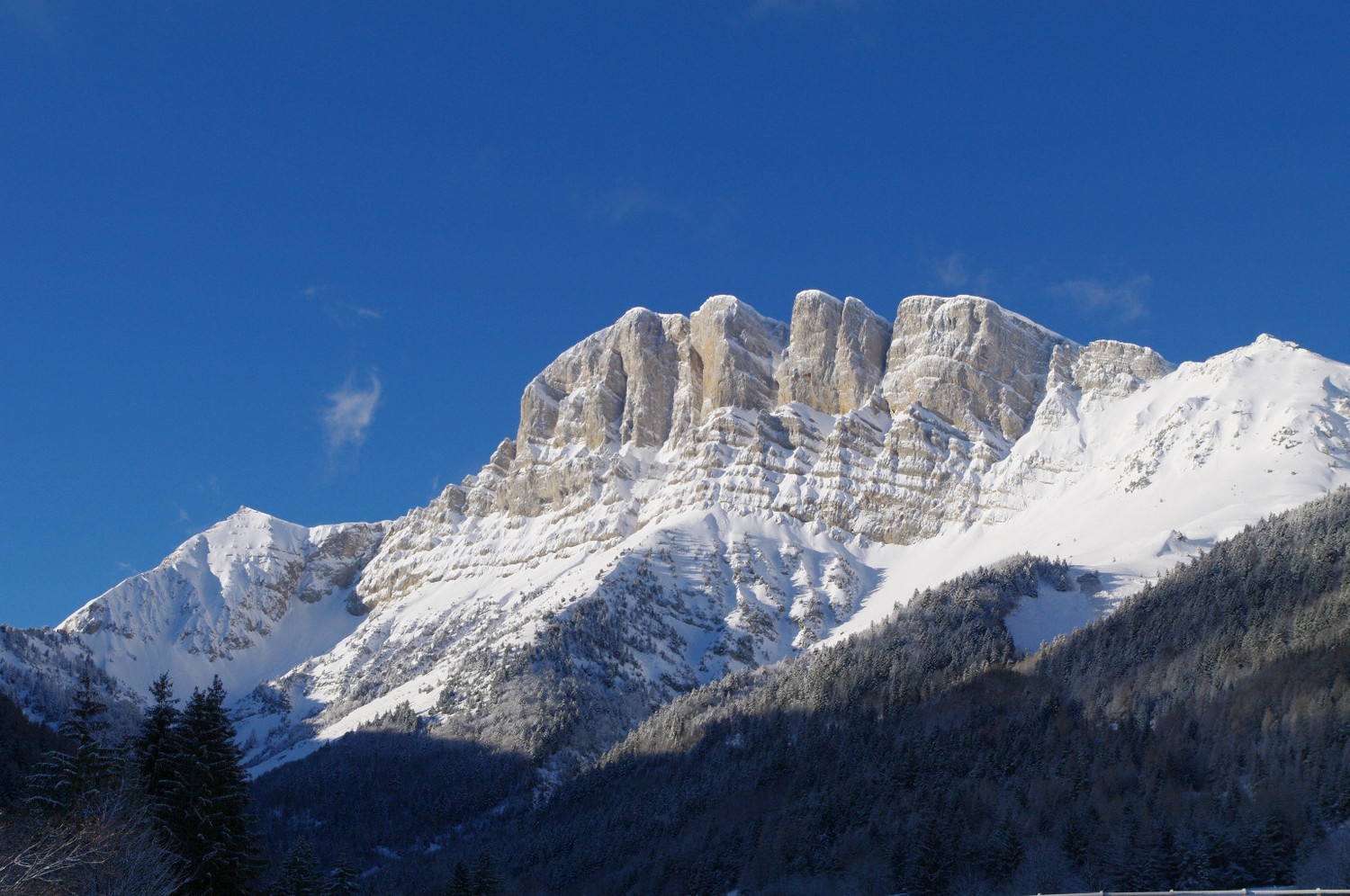 La classique depuis le parking de Gresse