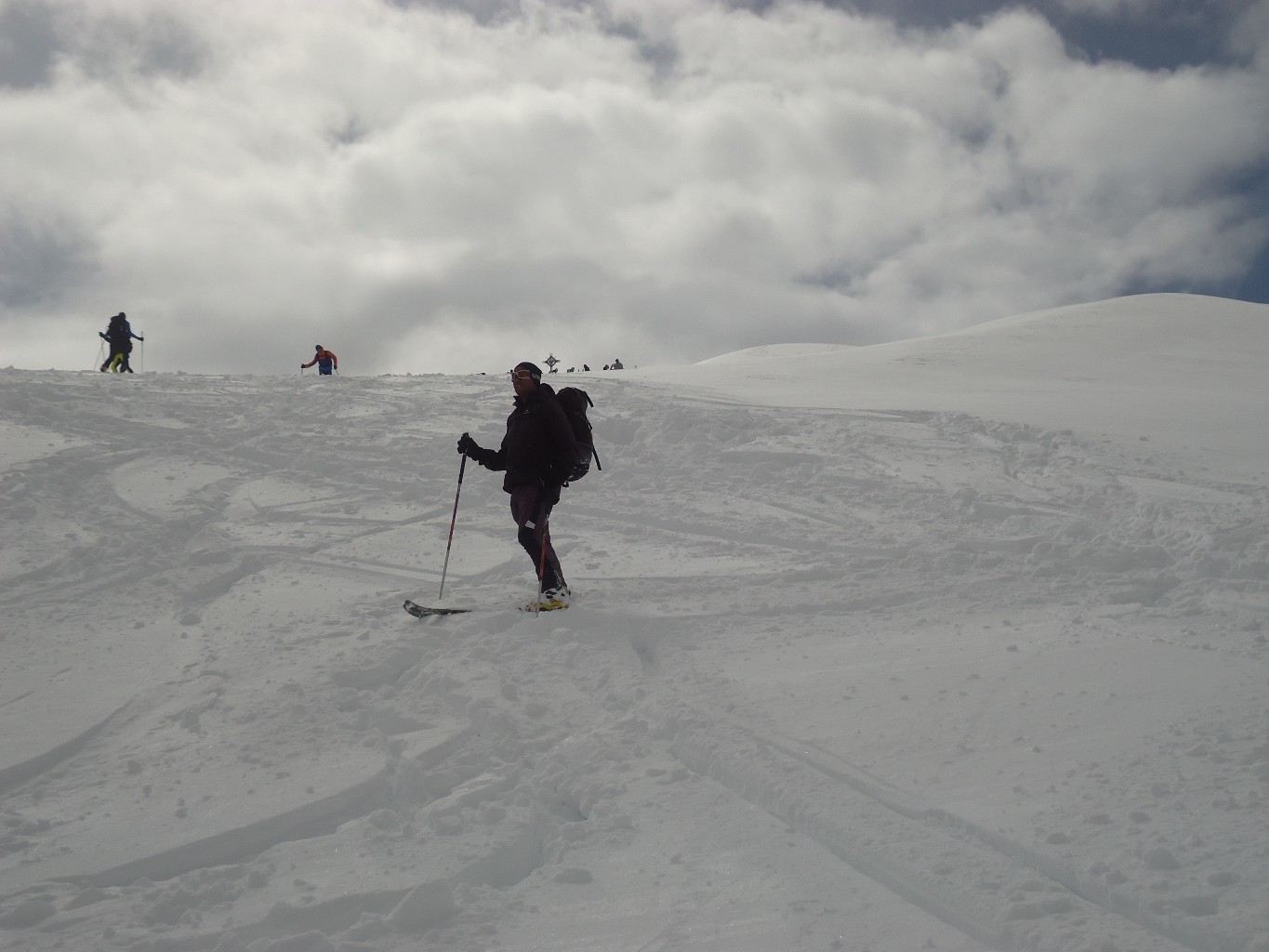Monte Magro: prime curve di discesa