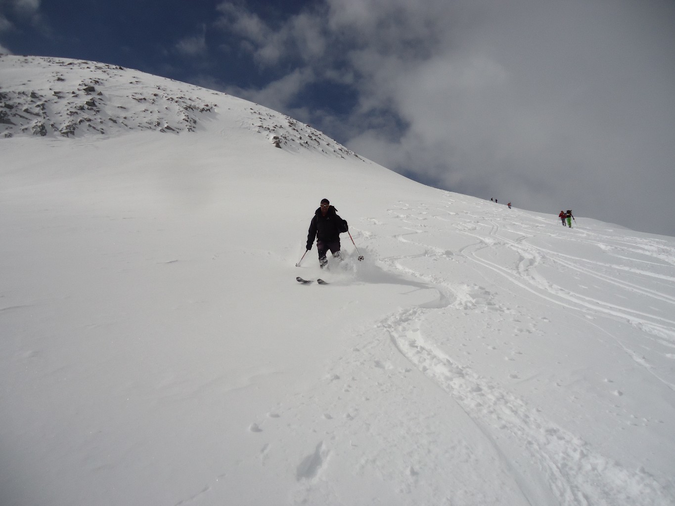Monte Magro: polvere sotto la vetta