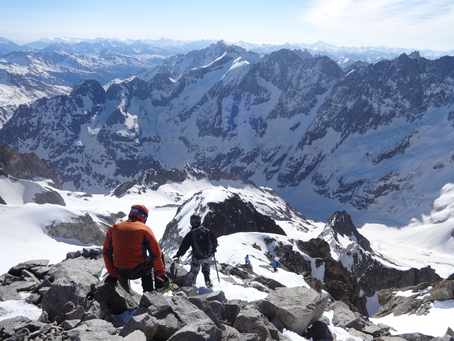 J3 - redescente arête finale de la Grande Ruine