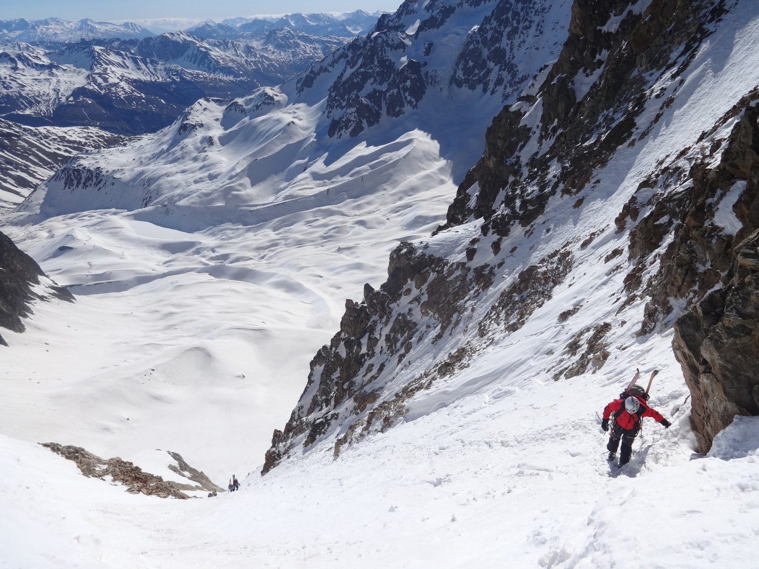 J4 - couloir de neige de la brèche Plate des Agneaux