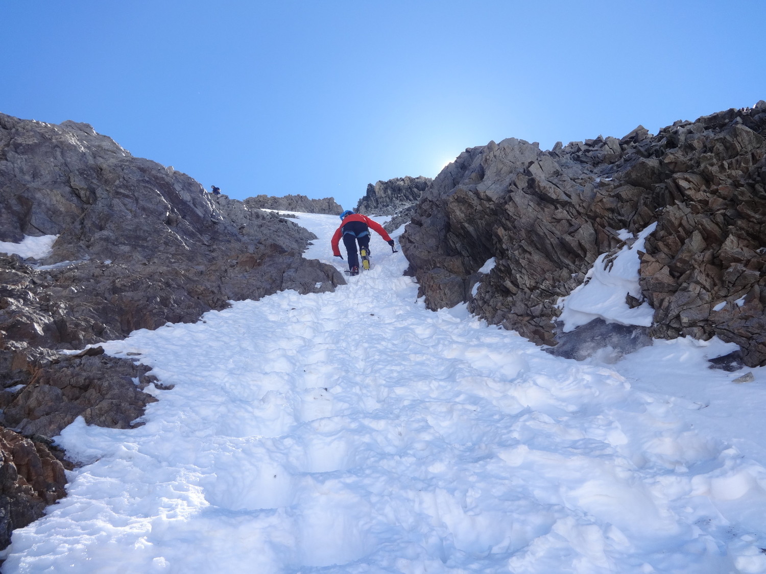 J4 - montée finale à Neige Cordier (versant W)