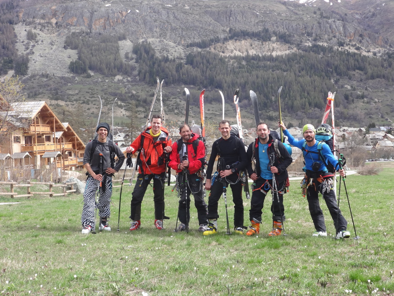 J6 - le team complet à Monetier-les-Bains
