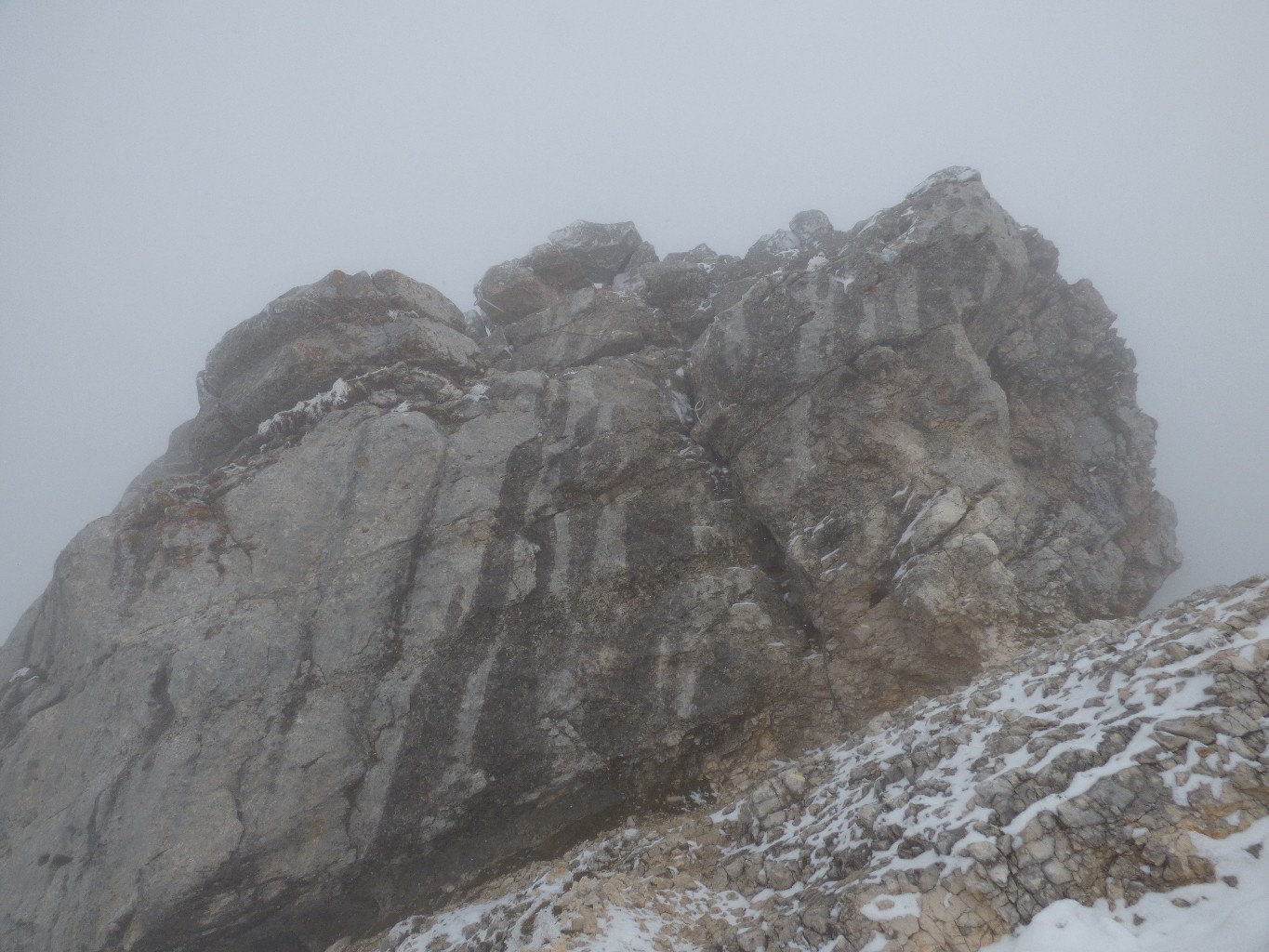 5 mètres sous le sommet de Chamechaude