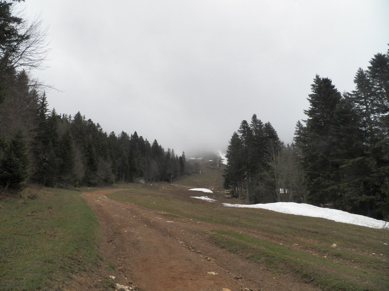 Chamechaude dans la brume