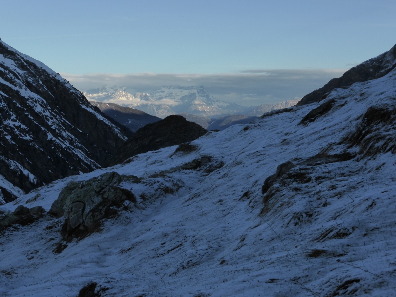 Un peu bouché sur les Dents du Midi