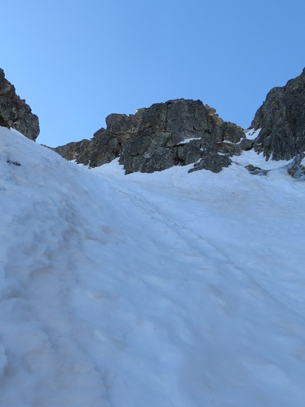 La bifurcation entre le couloir Avalon et la rampe qui mène au corredor de las nenes