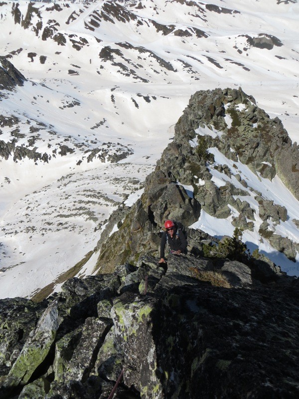 L'arête sommitale