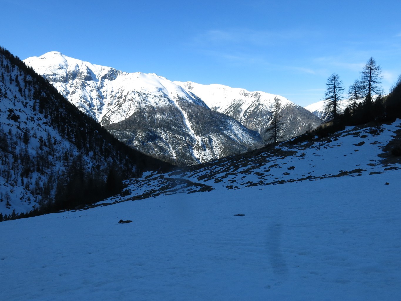 Val Laschadura, vue vers le SW