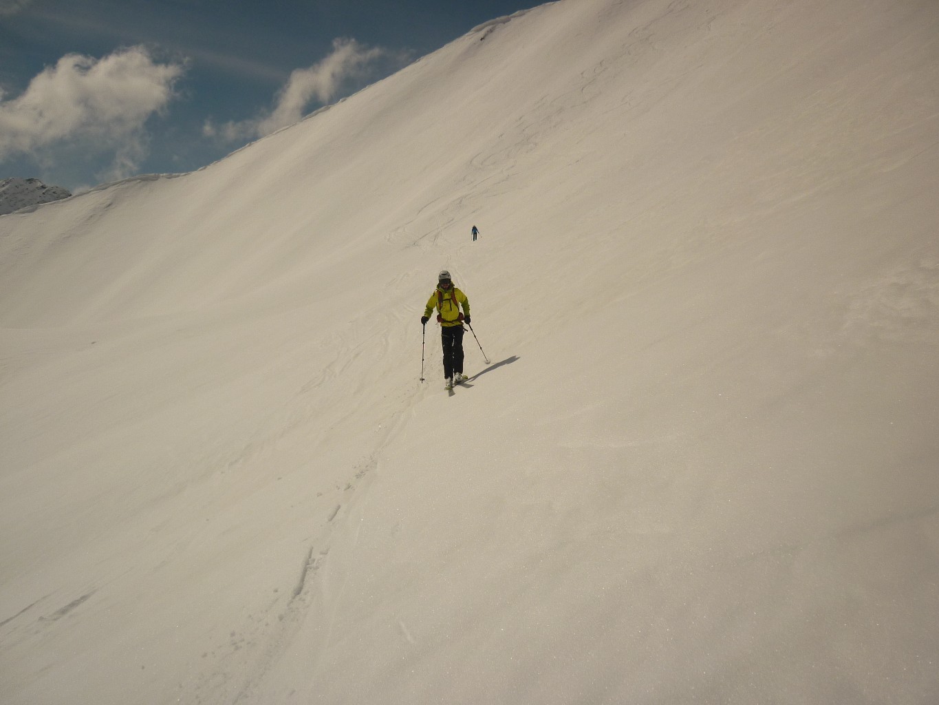 Traversée au dessus du refuge