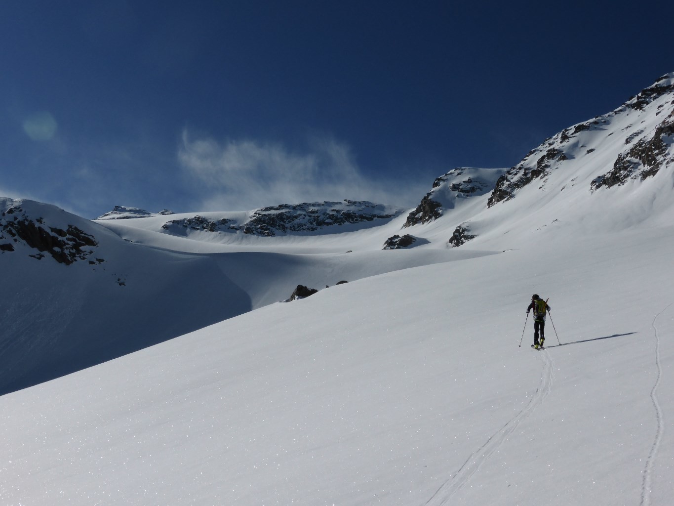 Montée du Gamsagletscher
