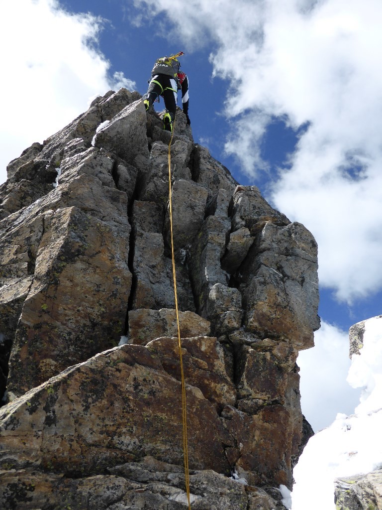 Sur l'arête du Böshorn