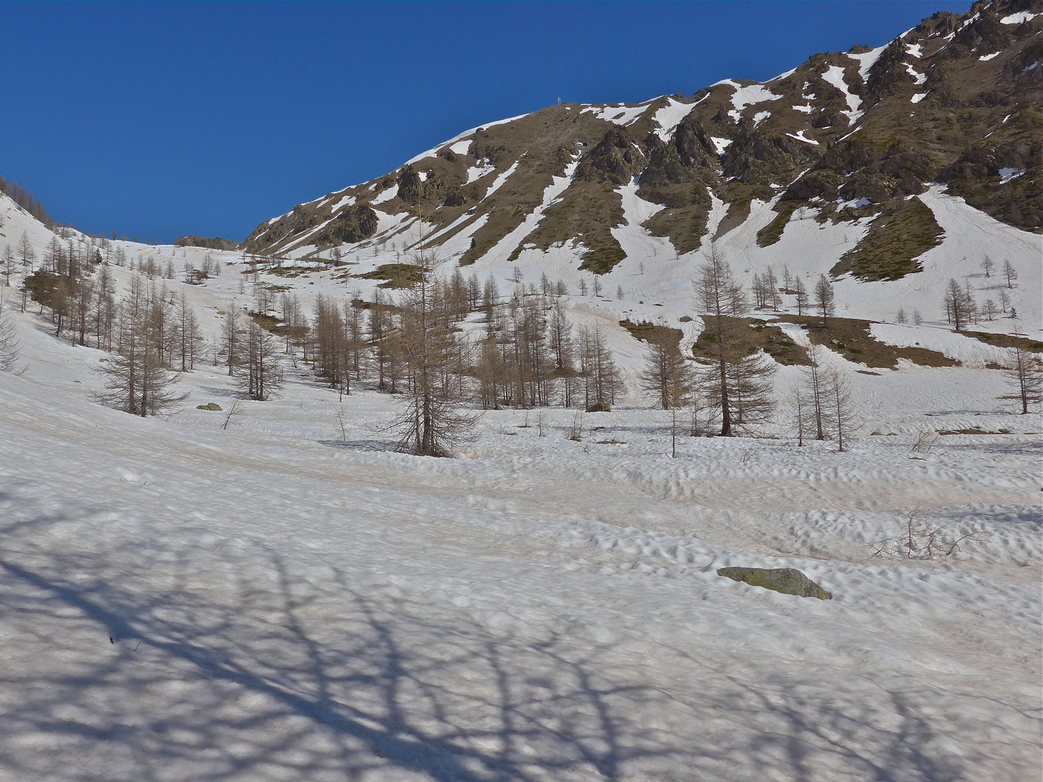 La remontée dans le Vallon de la Valette.
