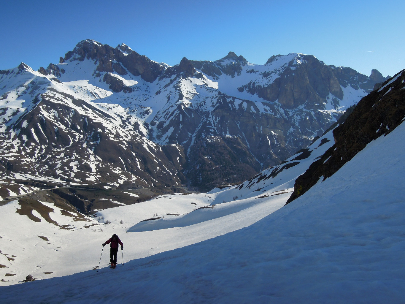 Vincent, sur fond de Galibier