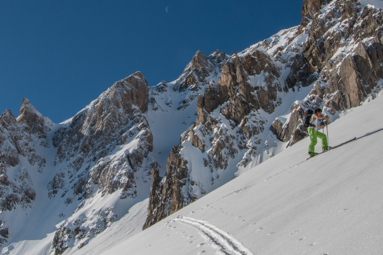 A proximité du premier couloir