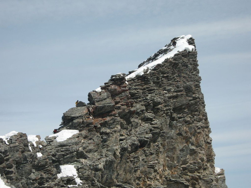 Arête terminale de la Grande Rousse N