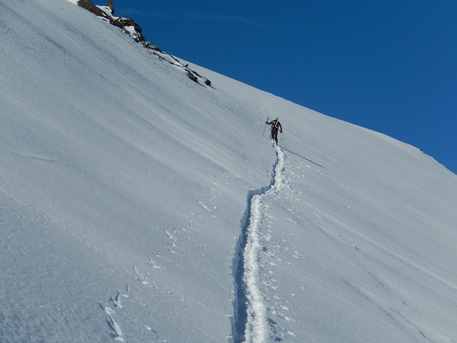 Il traverso a 3500m