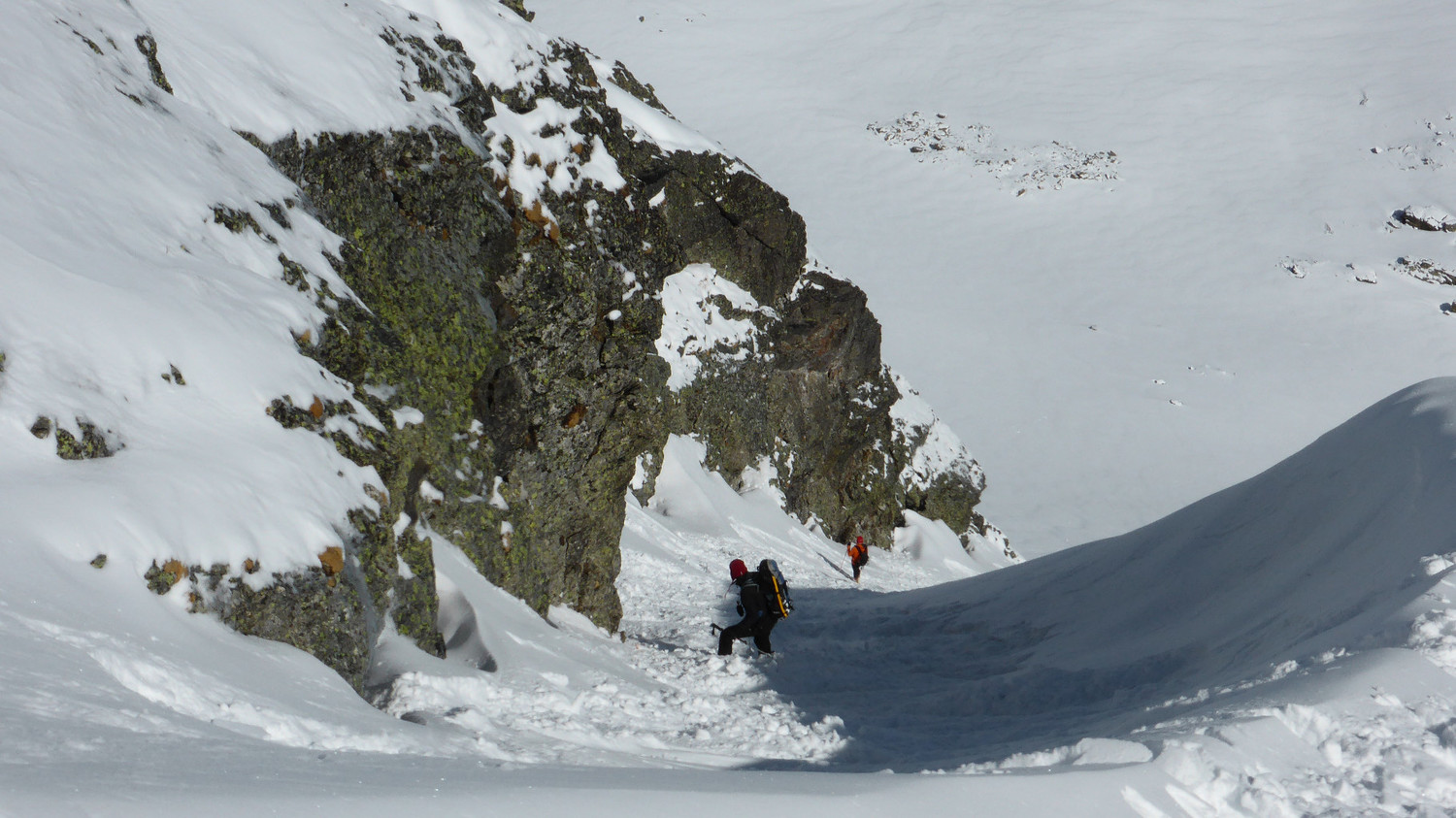 Haut du couloir N de la Croix du Sergent Pinelli