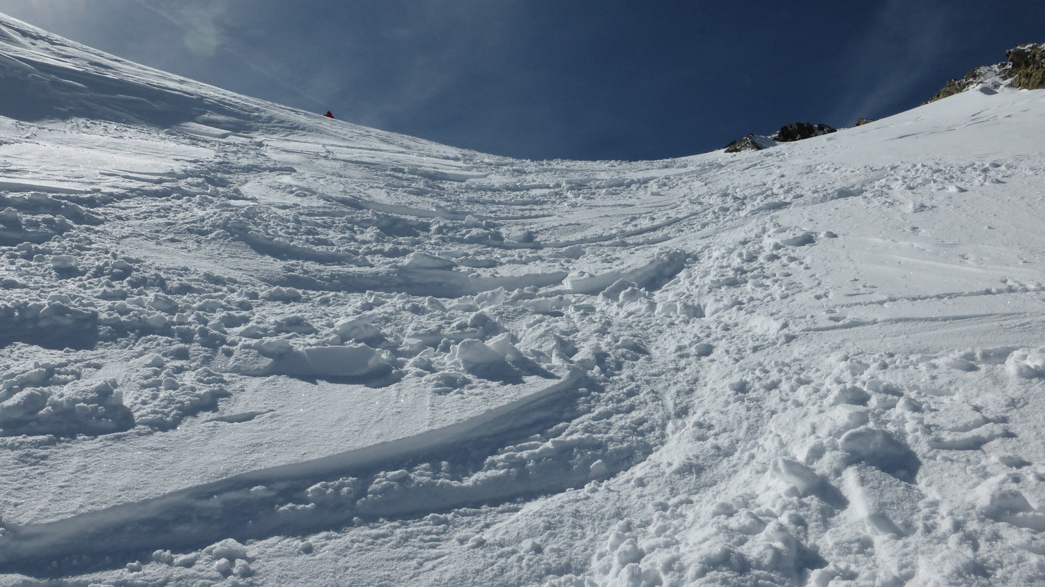 Haut du couloir N de la Croix du Sergent Pinelli