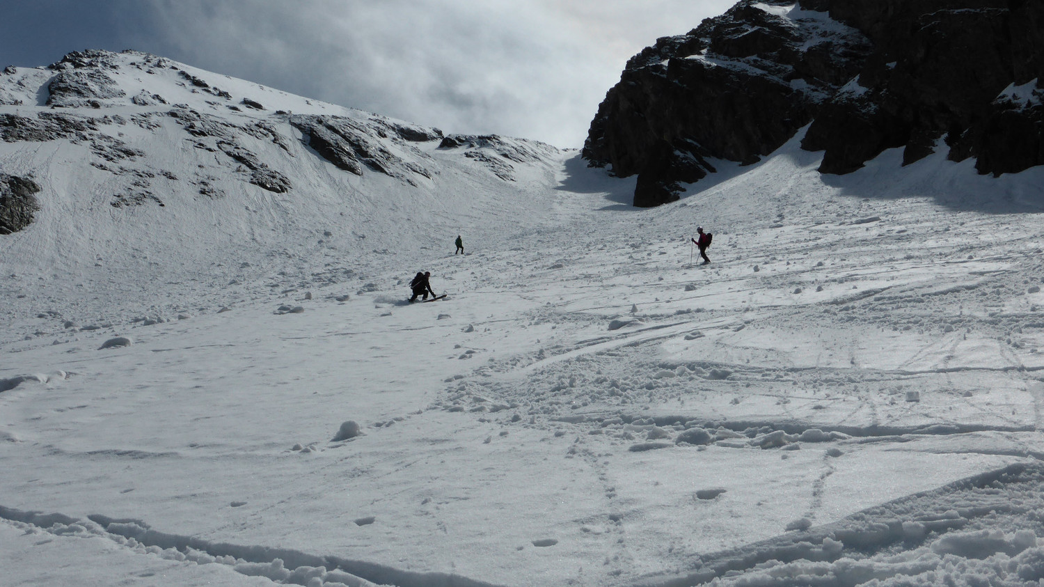 Partie basse du couloir N