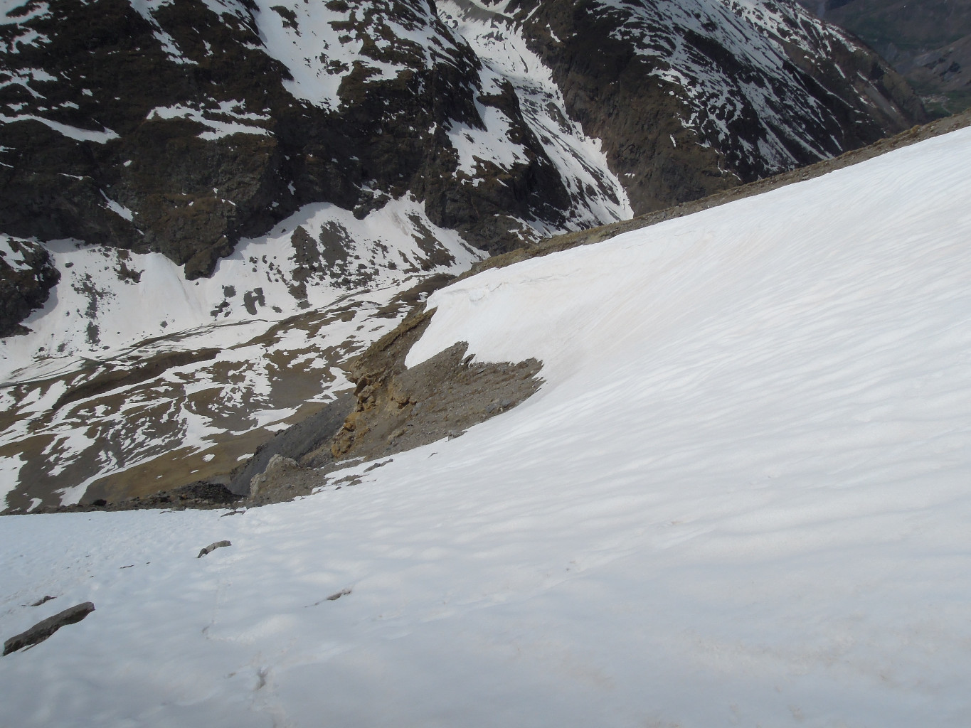 Une ravine peu engageante