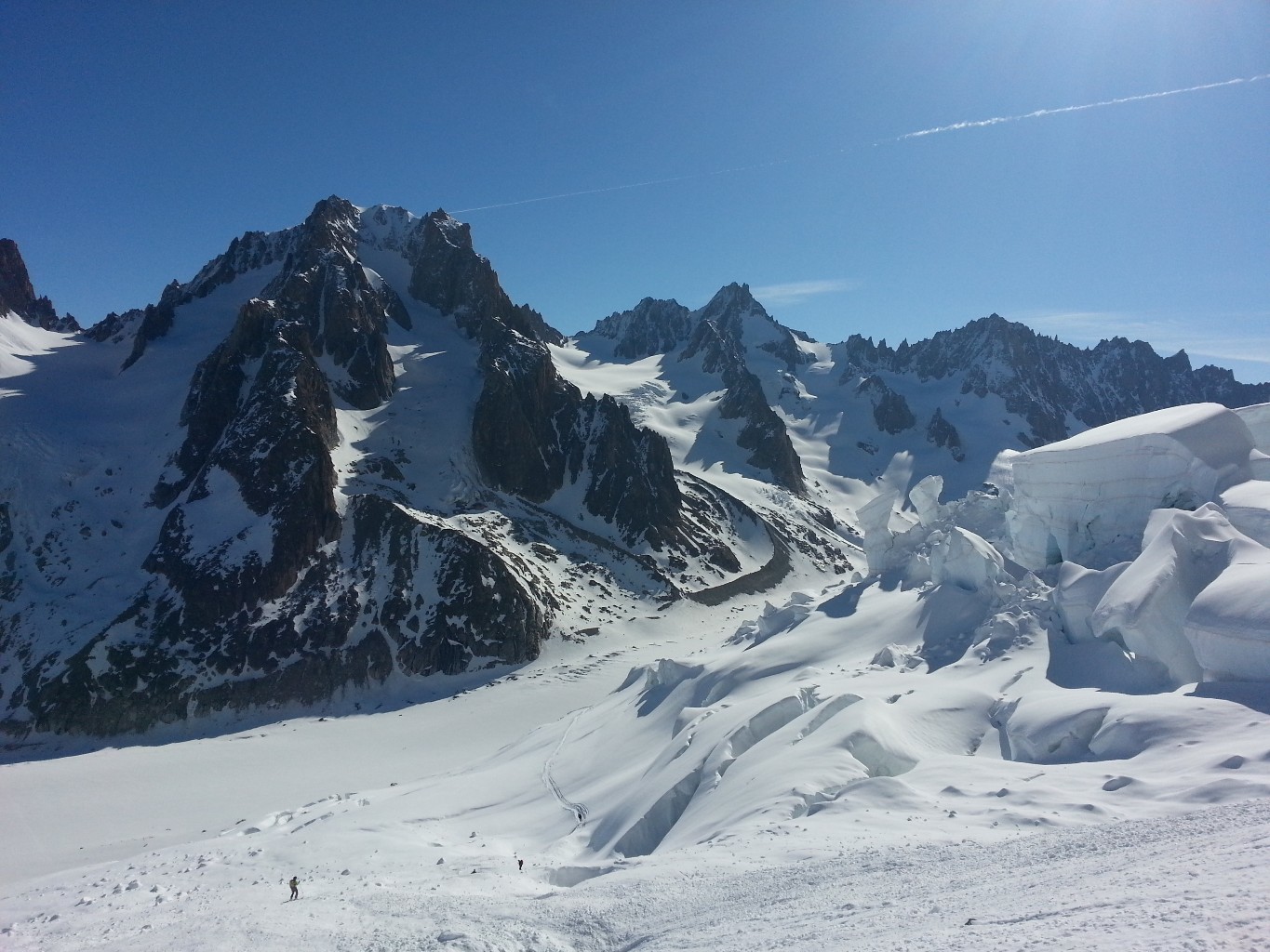 L'Aiguille vue des Gds Montets
