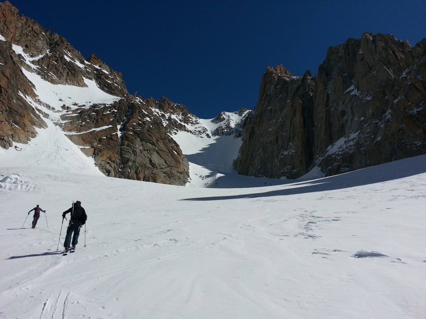 Sur le glacier du milieu
