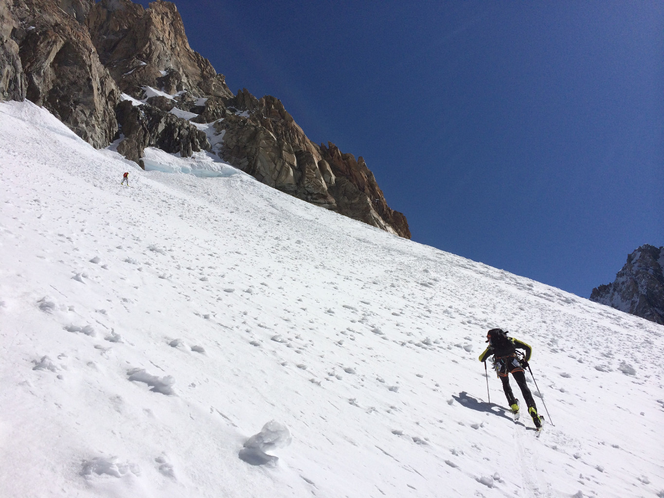 Verso la base del canale