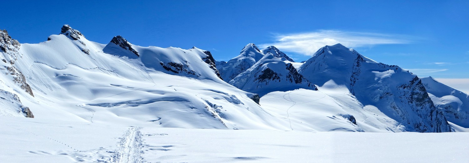 Breithorn, Liskamm, Pollux, Castor