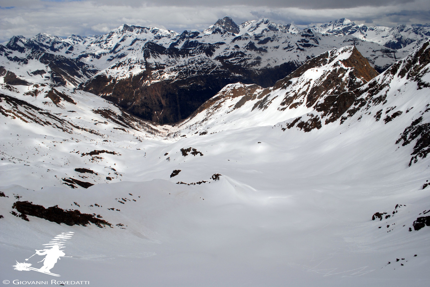 La Val Guinzana vista dal Pizzo del Termine 2824m