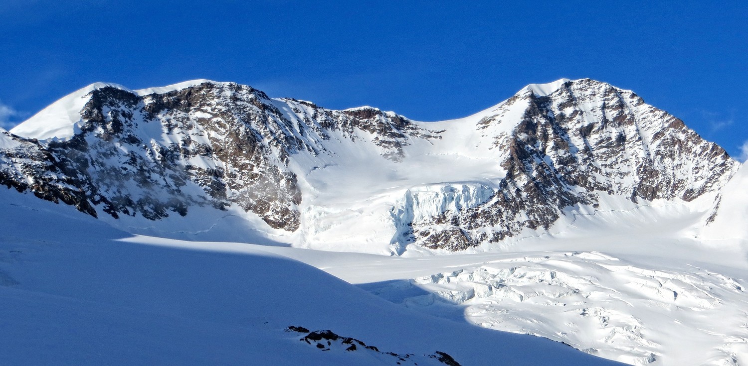Versant S du Liskamm depuis Quintino Sella