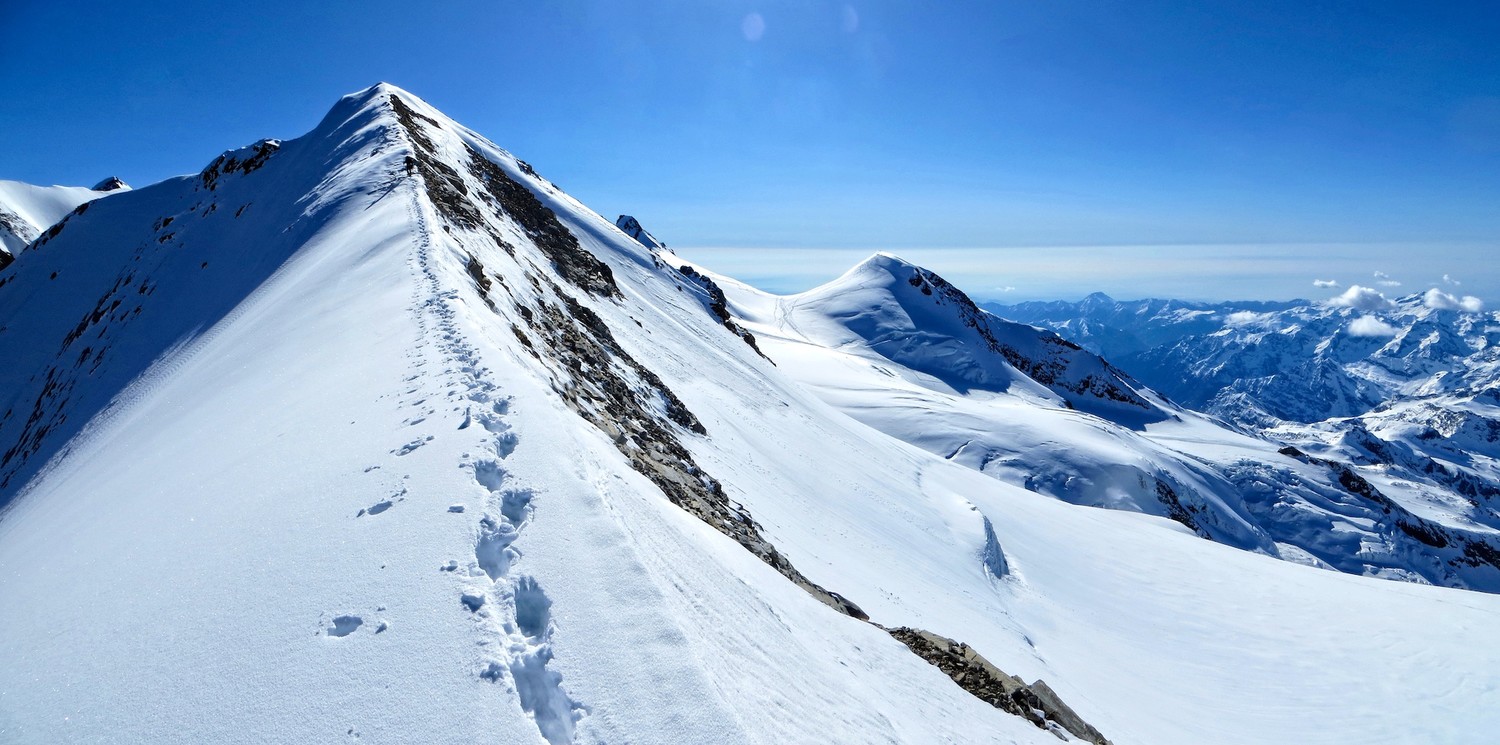 Arête sommitale du Naso del Liskamm