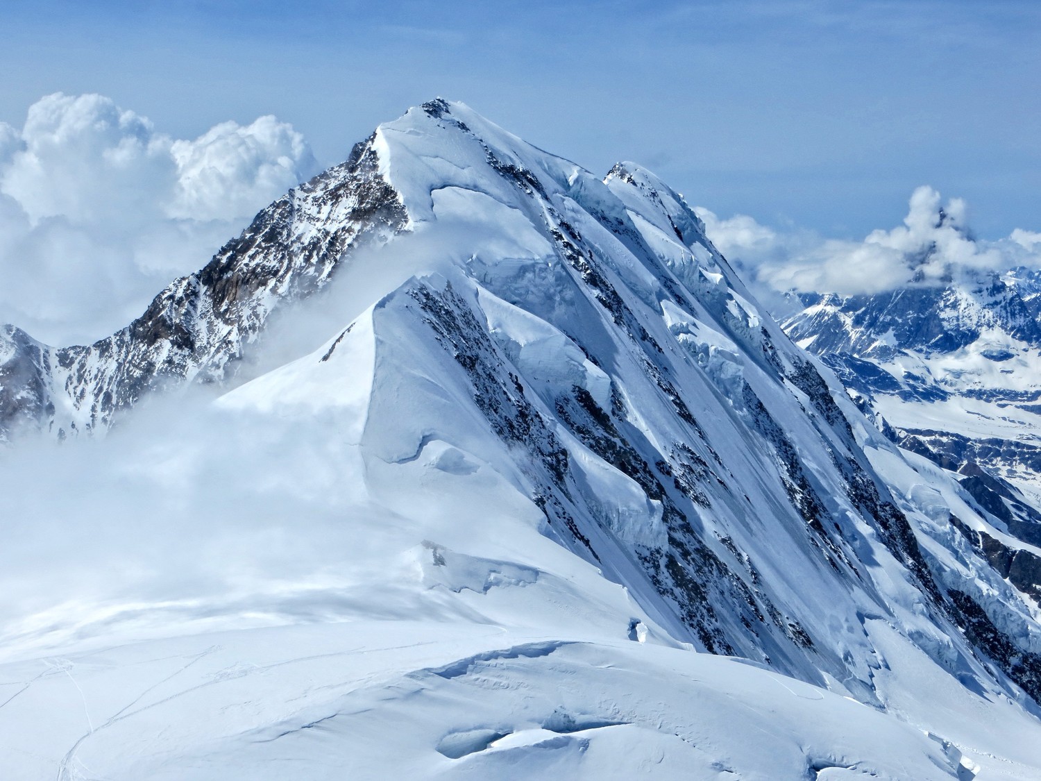 Liskamm arête E et face N
