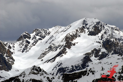 La Cima di Lago Spalmo  3291m versante SW dal Pizzo del Termine 2824m