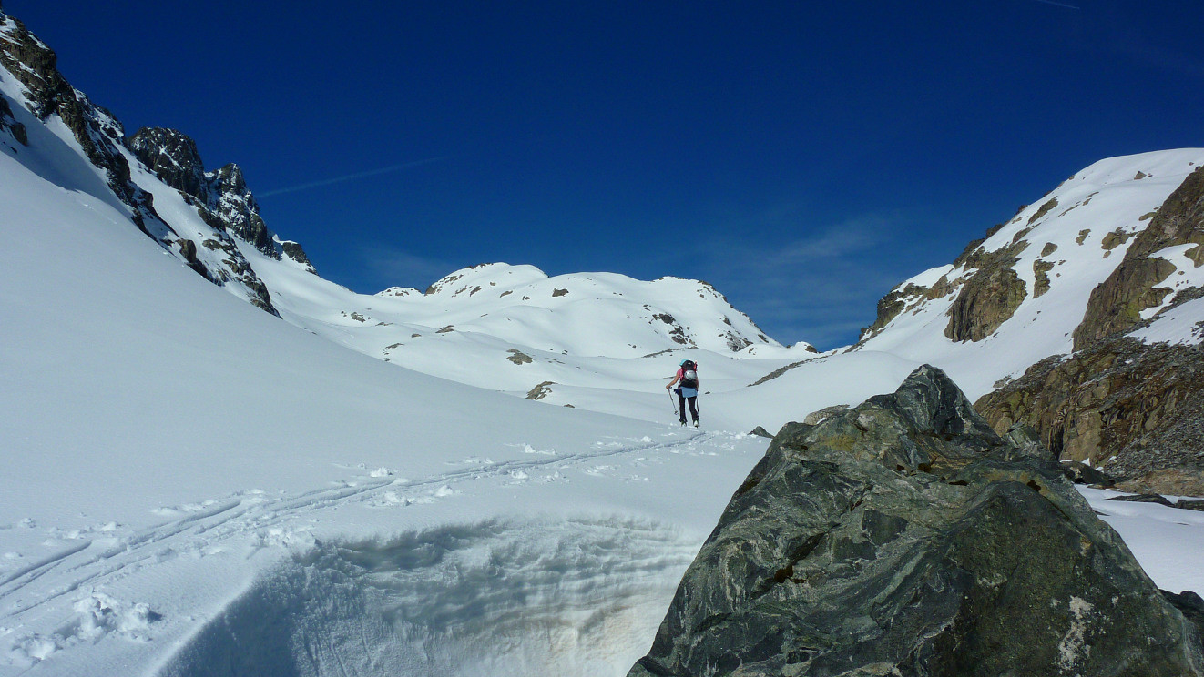 En vue de la Crête de la Marmottane