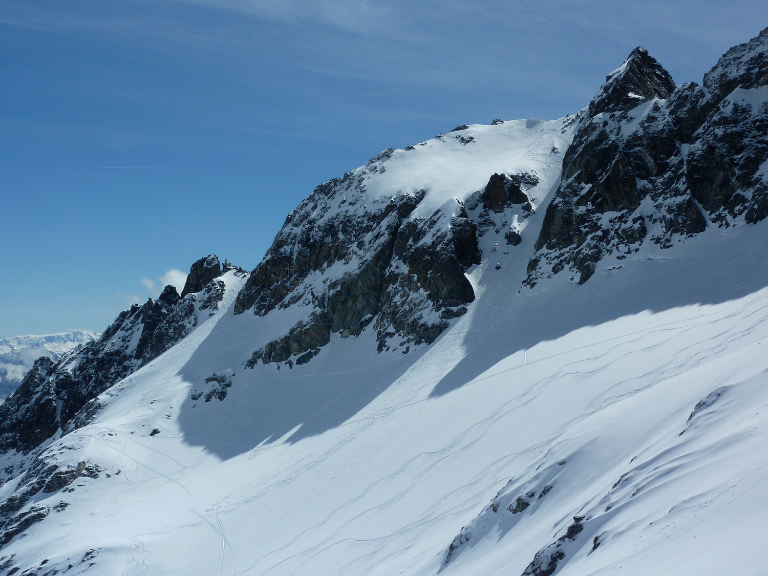 brèche du Chien et Couloir NW de l'Aiguille d'Olle