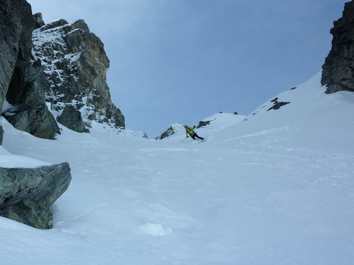 Sur le bas du couloir