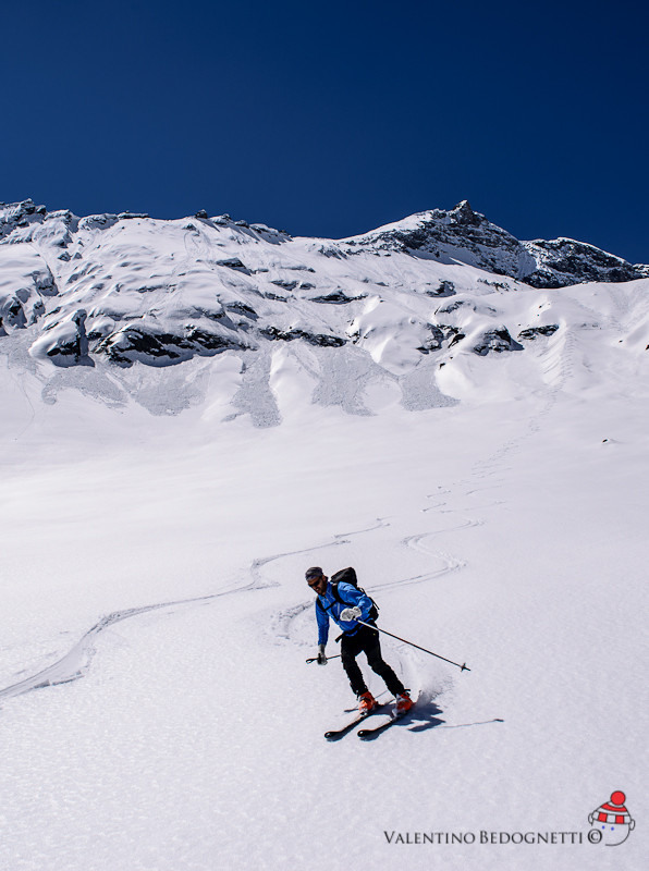 jack scende in Val Sancia